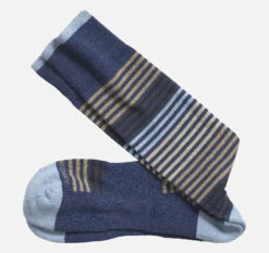 First In Comfort Heather Stripe Socks - 04429902