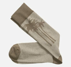 Striped Palm Tree Socks - 04430037