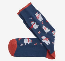 Pima Cotton Holiday-Themed Socks - 04430235