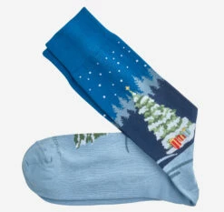 Pima Cotton Holiday-Themed Socks - 04430237