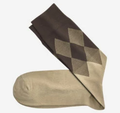 Argyle Colorblock Socks - 04430242