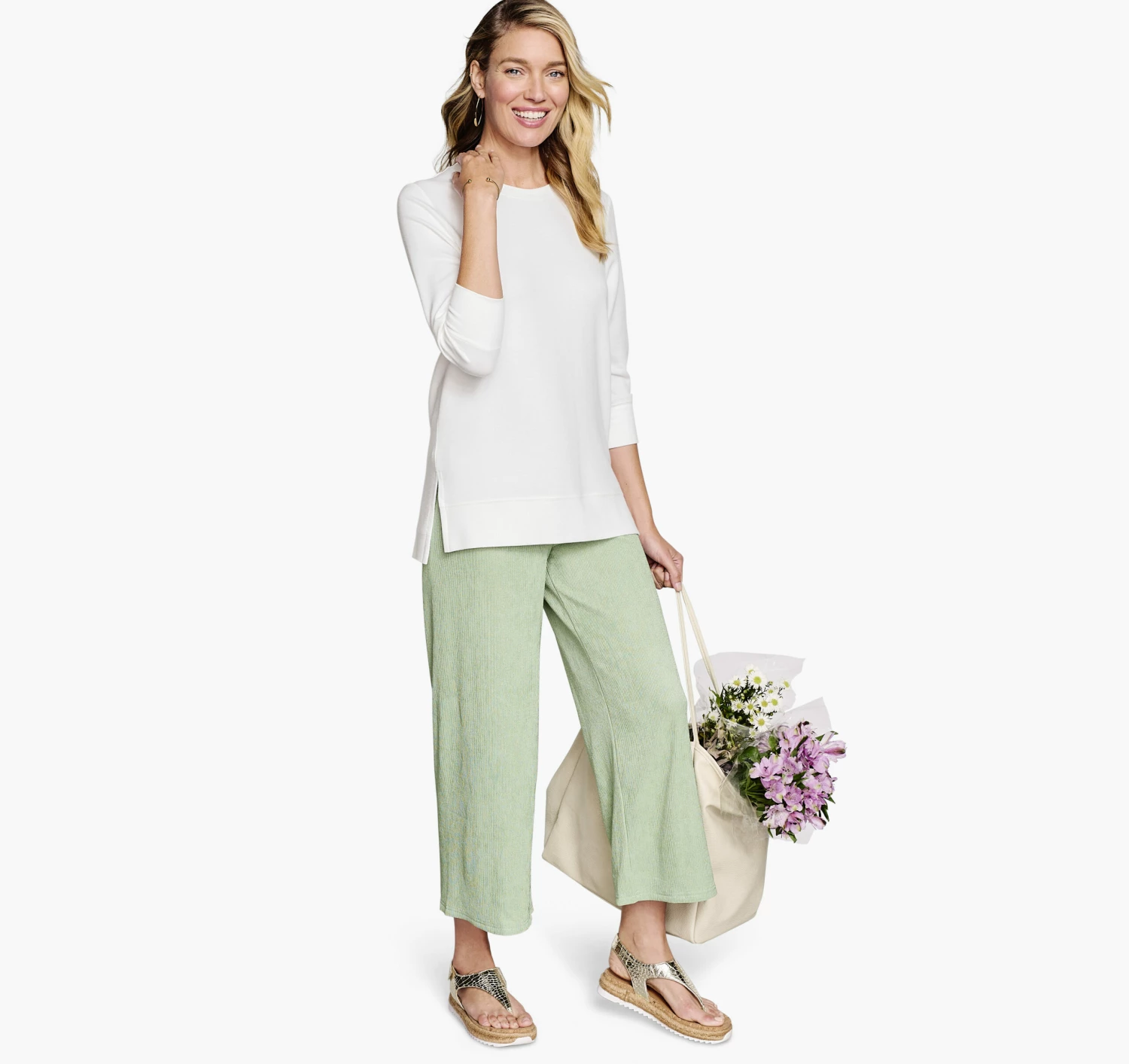 Side-Slit Pullover - 04501749-L 2 Side-Slit Pullover - 04501749-L - Image 2