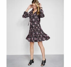 Tiered Printed Dress - 04501792-M 5 Tiered Printed Dress - 04501792-M -JOHNSTON MURPHY Shop 451792 master 3