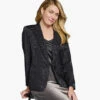 Animal Jacquard Blazer - 04501808-L