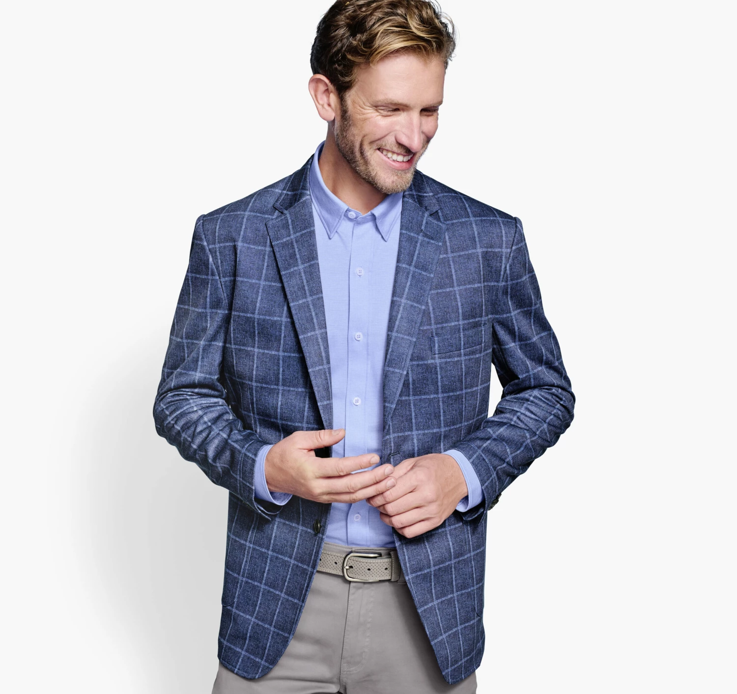 XC Flex® Plaid Blazer - 04901807-XL 1 XC Flex® Plaid Blazer - 04901807-XL
