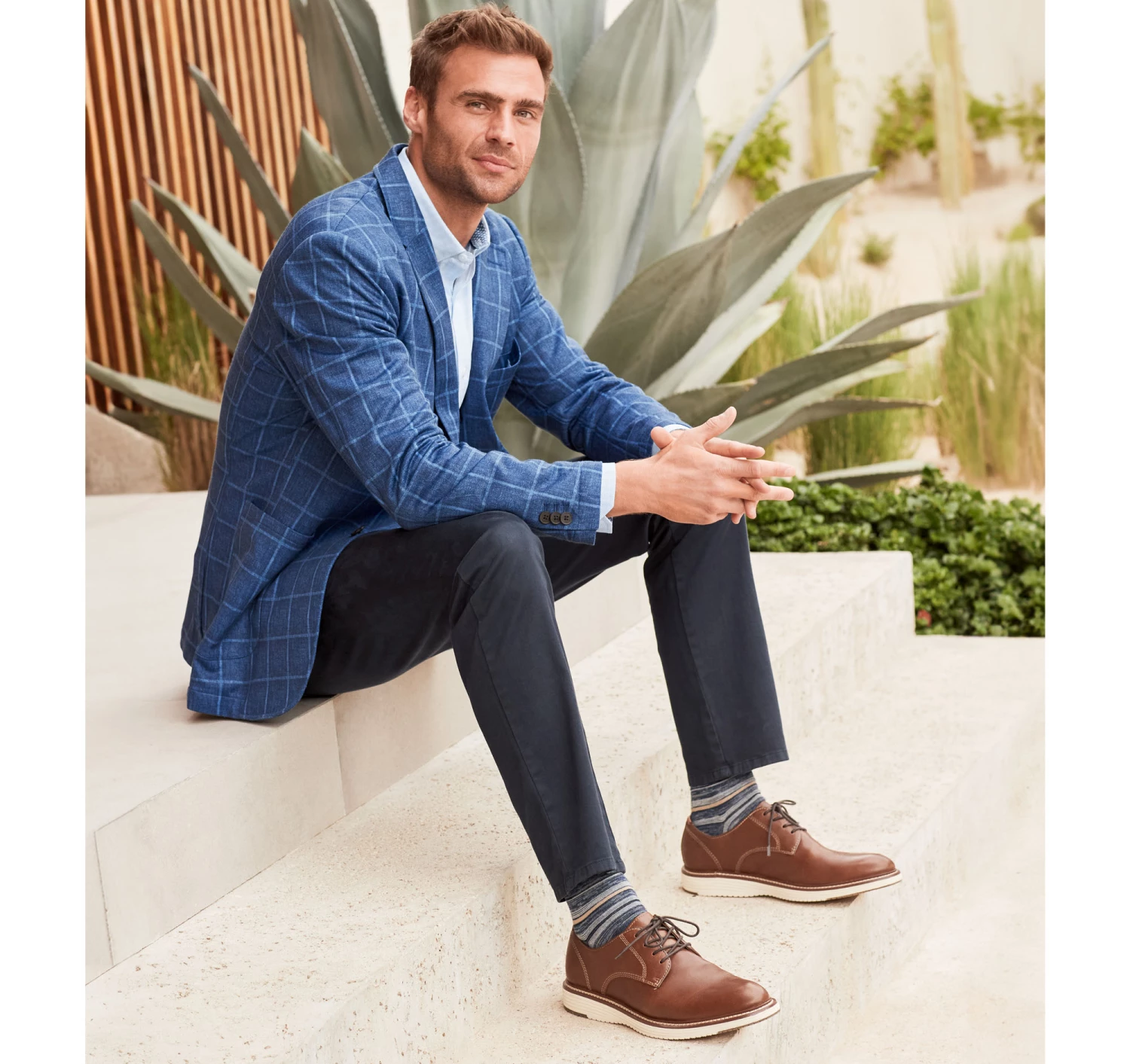 XC Flex® Plaid Blazer - 04901807-XL 2 XC Flex® Plaid Blazer - 04901807-XL - Image 2