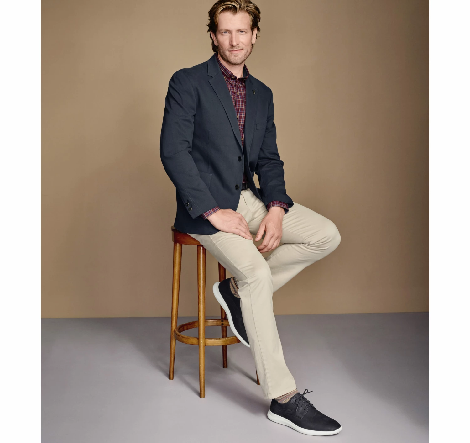 Washed Cotton Blazer - 04901820-S 2 Washed Cotton Blazer - 04901820-S - Image 2