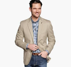Washed Cotton Blazer - 04901833-M