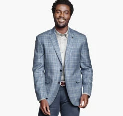 Windowpane Blazer - 04901835-XXL