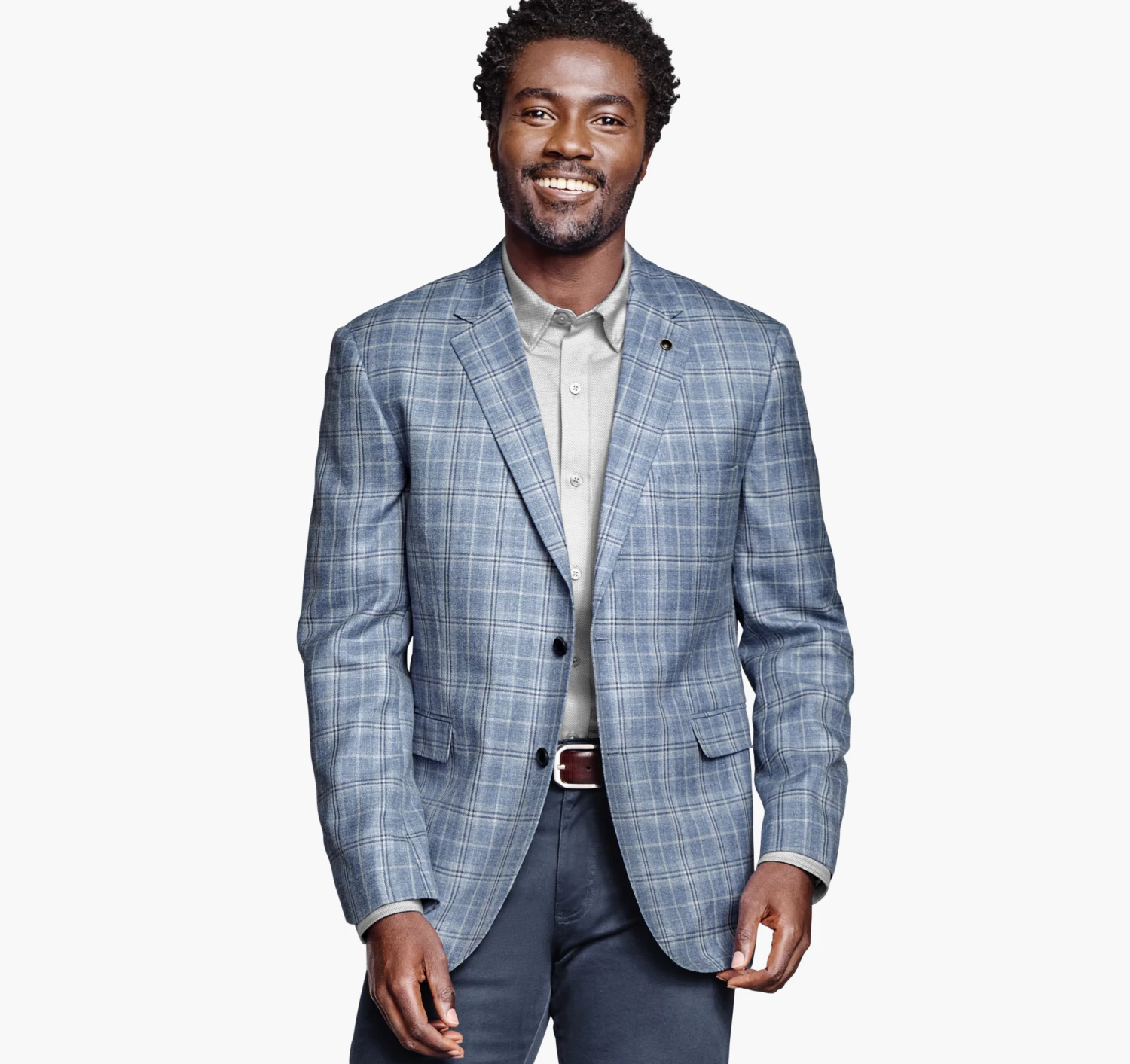 Windowpane Blazer - 04901835-XXL 1 Windowpane Blazer - 04901835-XXL