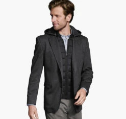 XC4® Knit Hooded Bib Blazer - 04901849-XXL