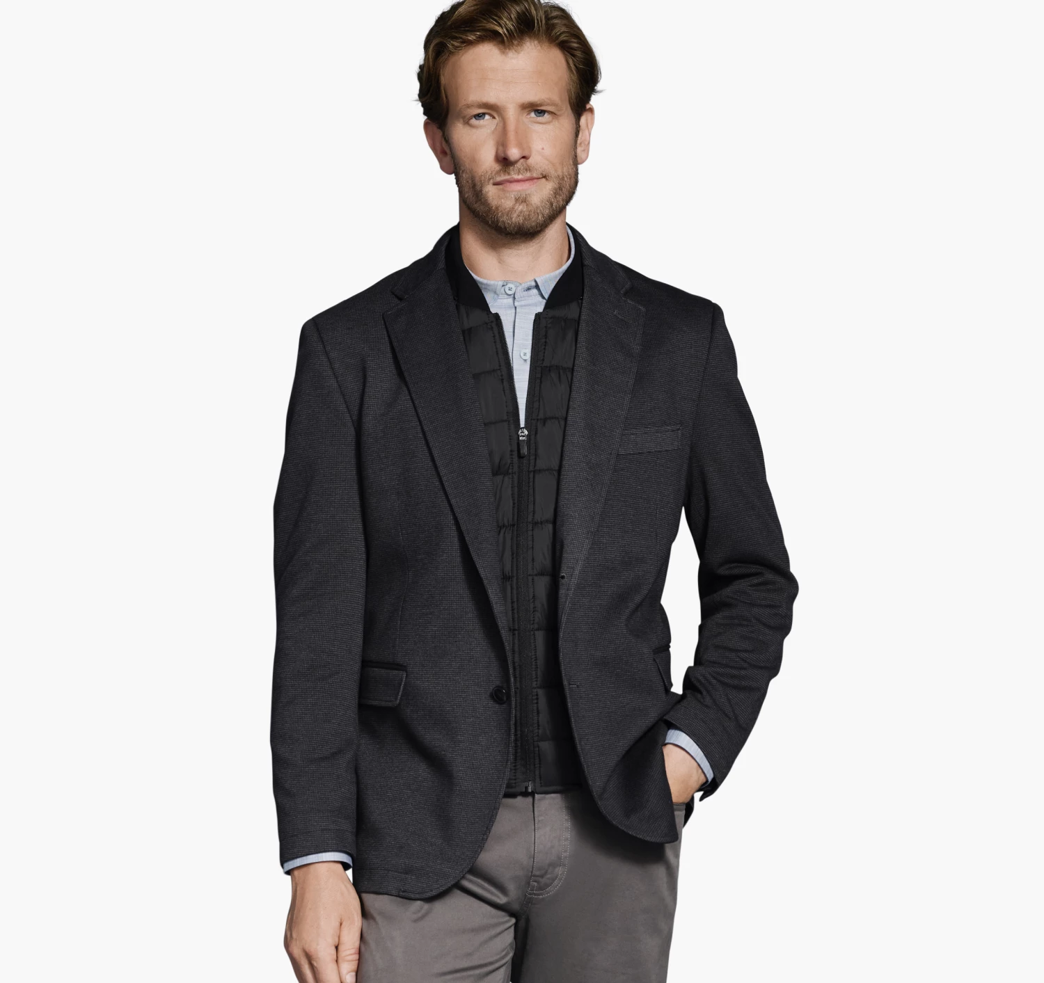 XC4® Knit Hooded Bib Blazer - 04901849-XXL 2 XC4® Knit Hooded Bib Blazer - 04901849-XXL - Image 2