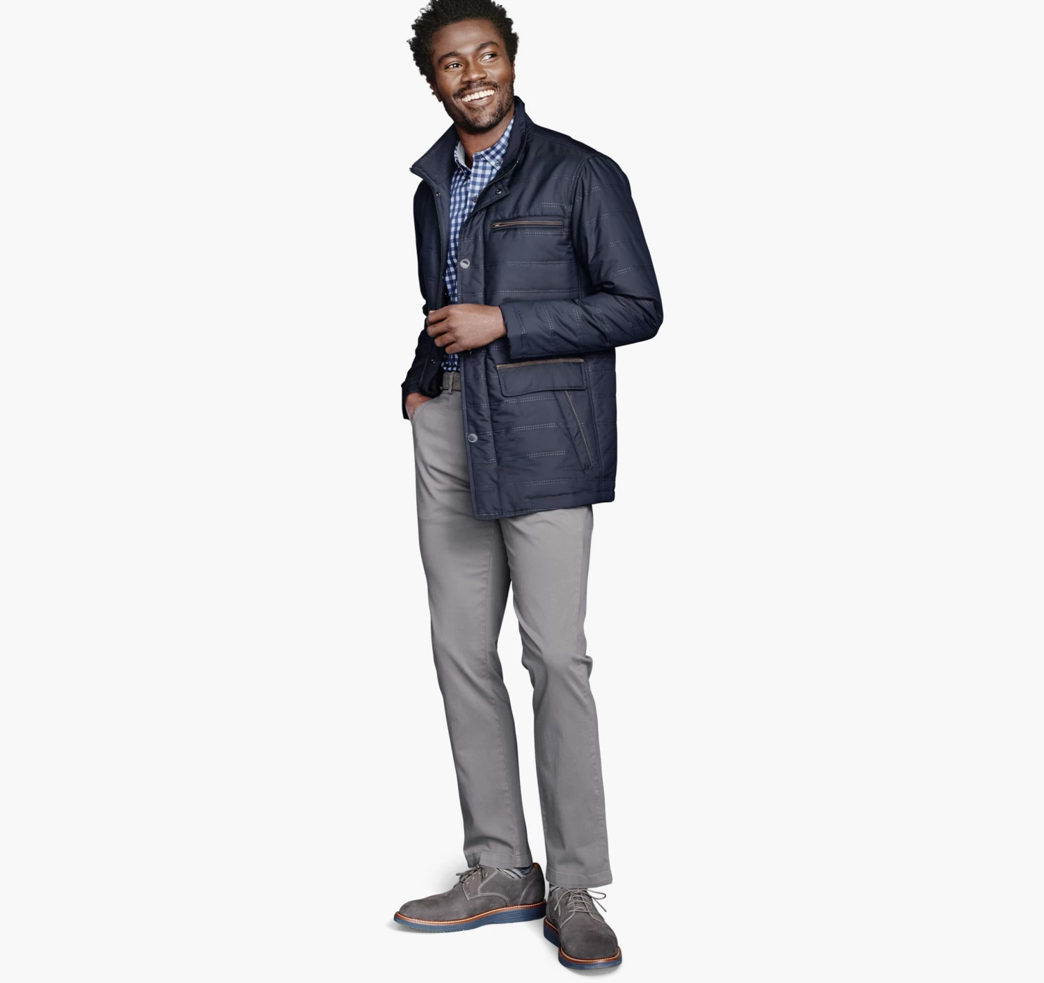 Perforated Quilted Jacket - 04903145-XXL 3 Perforated Quilted Jacket - 04903145-XXL - Image 3