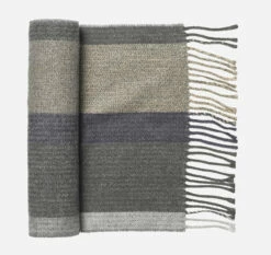 Textured Flat Stripe Scarf - 04904238