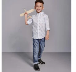 Boys Long-Sleeve Print Shirt - 07415032-L -JOHNSTON MURPHY Shop 7415032 master 2