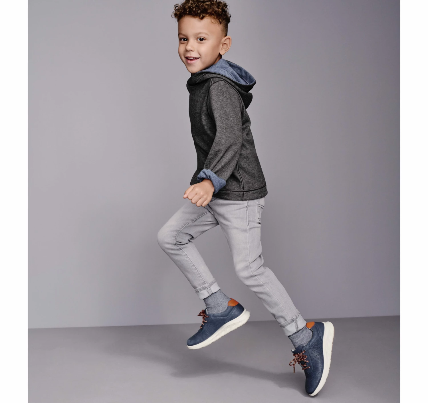 Boys Reversible Solid Hoodie - 07415520-M 4 Boys Reversible Solid Hoodie - 07415520-M - Image 4