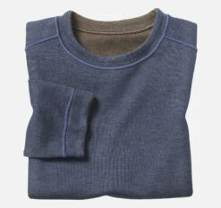 Boys Reversible Solid Crewneck - 07415526-XL