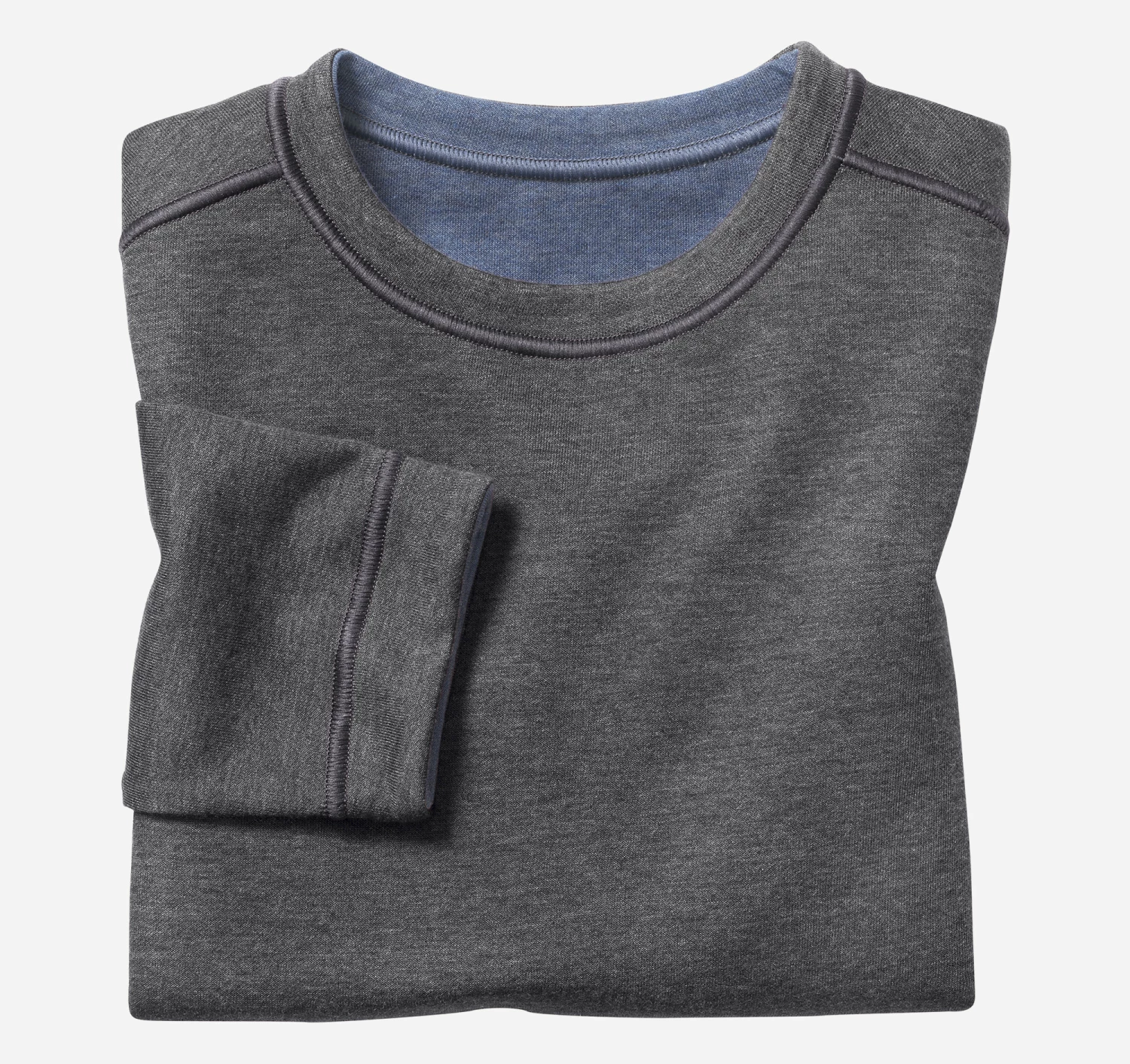 Boys Reversible Solid Crewneck - 07415528-L 1 Boys Reversible Solid Crewneck - 07415528-L