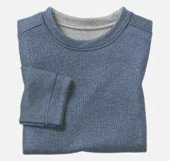 Boys Reversible Solid Crewneck - 07415530-L