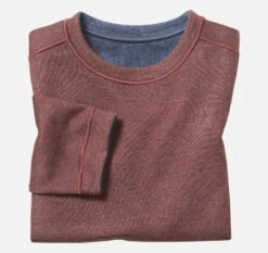 Boys Reversible Solid Crewneck - 07415531-L