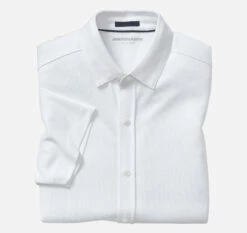 Vintage Birdseye Button-Front Shirt - 07405680-3XL