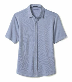 Vintage Birdseye Button-Front Shirt - 07405681-XXL -JOHNSTON MURPHY Shop 745681 master 2