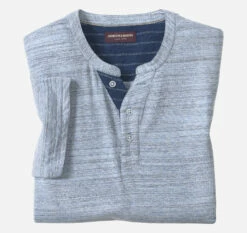 Short-Sleeve Henley - 07405686-XXL