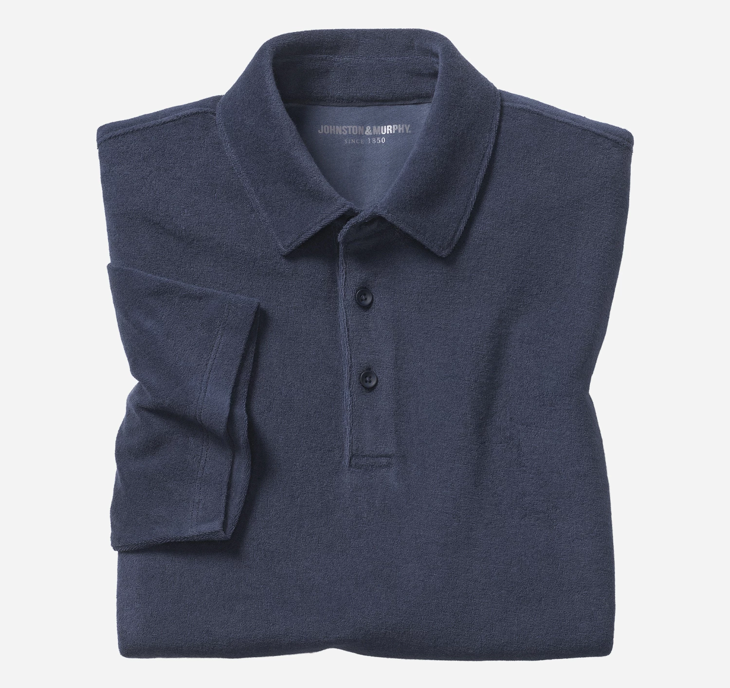 Pima Cotton-Blend Terry Polo - 07405804-XXL 1 Pima Cotton-Blend Terry Polo - 07405804-XXL