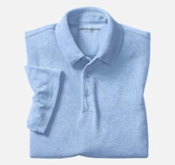 Pima Cotton-Blend Terry Polo - 07405805-XXL