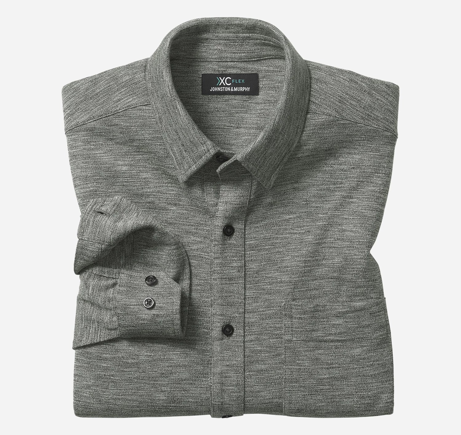 XC Flex® Stretch Textured Long-Sleeve Shirt - 07405815-XXL 1 XC Flex® Stretch Textured Long-Sleeve Shirt - 07405815-XXL