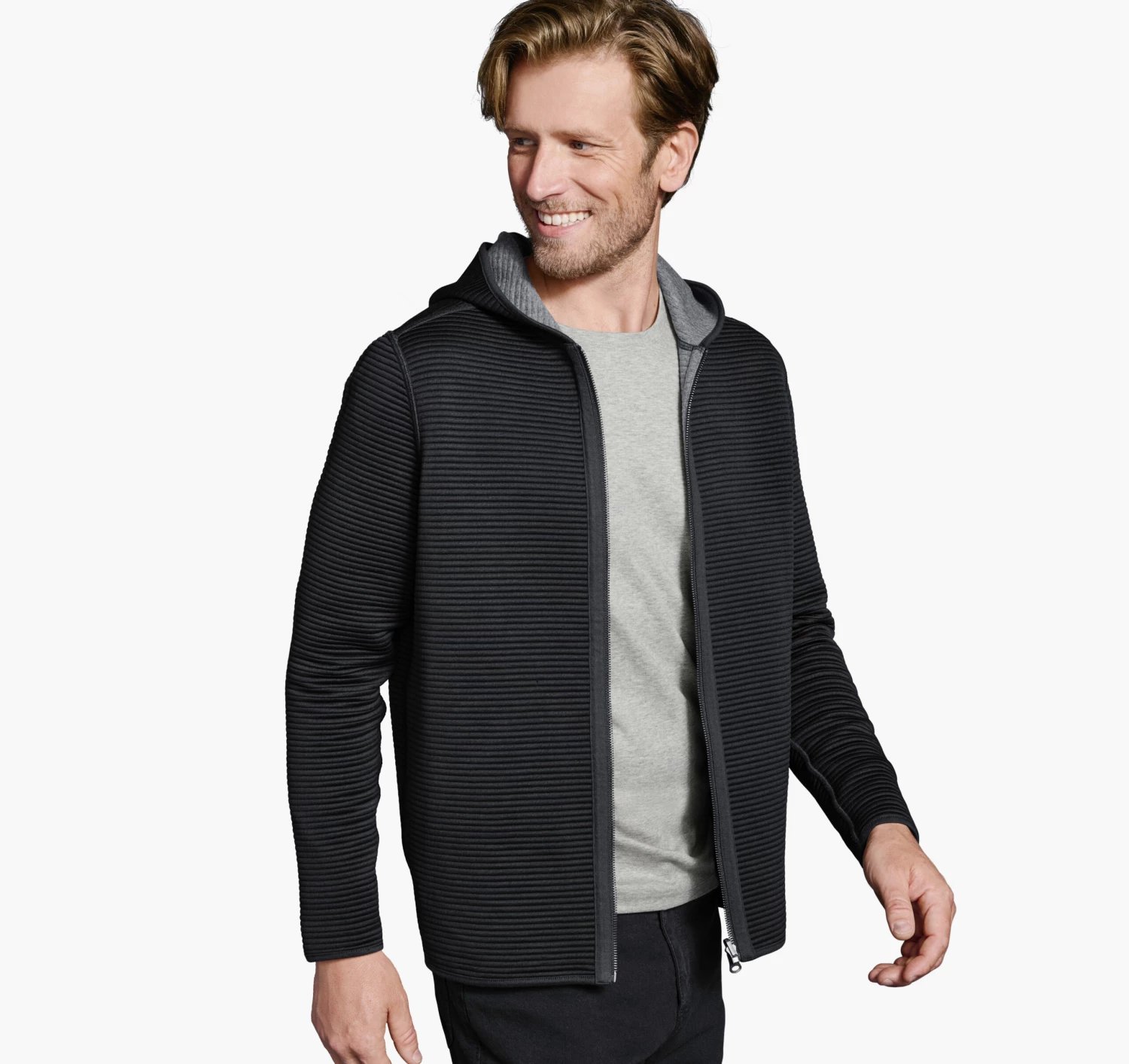 Reversible Channel Quilted Hoodie - 07405915-XXL 2 Reversible Channel Quilted Hoodie - 07405915-XXL - Image 2