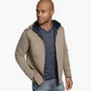 Reversible Channel Quilted Hoodie - 07405916-S