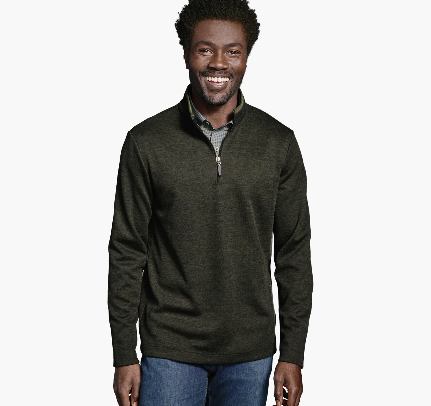 XC4® Nylon Trim Quarter-Zip - 07405942-XXL 1 XC4® Nylon Trim Quarter-Zip - 07405942-XXL
