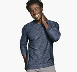 Melange Pullover - 07406525-3XL