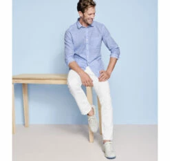 Washed Linen-Blend Shirt - 07408626-XXL 5 Washed Linen-Blend Shirt - 07408626-XXL -JOHNSTON MURPHY Shop 748626 master 2