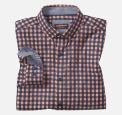 Button-Collar Premium Cotton Shirt - 07408657-L