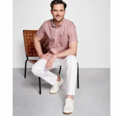 Printed Cotton Short-Sleeve Shirt - 07409274-XXL -JOHNSTON MURPHY Shop 749274 master 4