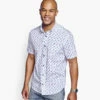Printed Cotton Short-Sleeve Shirt - 07409276-M-S