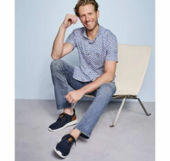 Printed Cotton Short-Sleeve Shirt - 07409277-XXL -JOHNSTON MURPHY Shop 749277 master 4