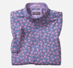 Printed Cotton Short-Sleeve Shirt - 07409281-S-S -JOHNSTON MURPHY Shop 749281 master 3
