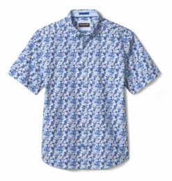 Printed Cotton Short-Sleeve Shirt - 07409282-L-S -JOHNSTON MURPHY Shop 749282 master 2