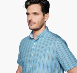 Printed Cotton Short-Sleeve Shirt - 07409284-XXL -JOHNSTON MURPHY Shop 749284 master 4