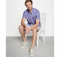 Printed Cotton Short-Sleeve Shirt - 07409286-XXL -JOHNSTON MURPHY Shop 749286 master 4