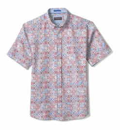 Textured Cotton Short-Sleeve Shirt - 07409293-XXL -JOHNSTON MURPHY Shop 749293 master 2