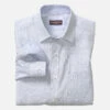 Washed Linen-Blend Shirt - 07409315-XXL