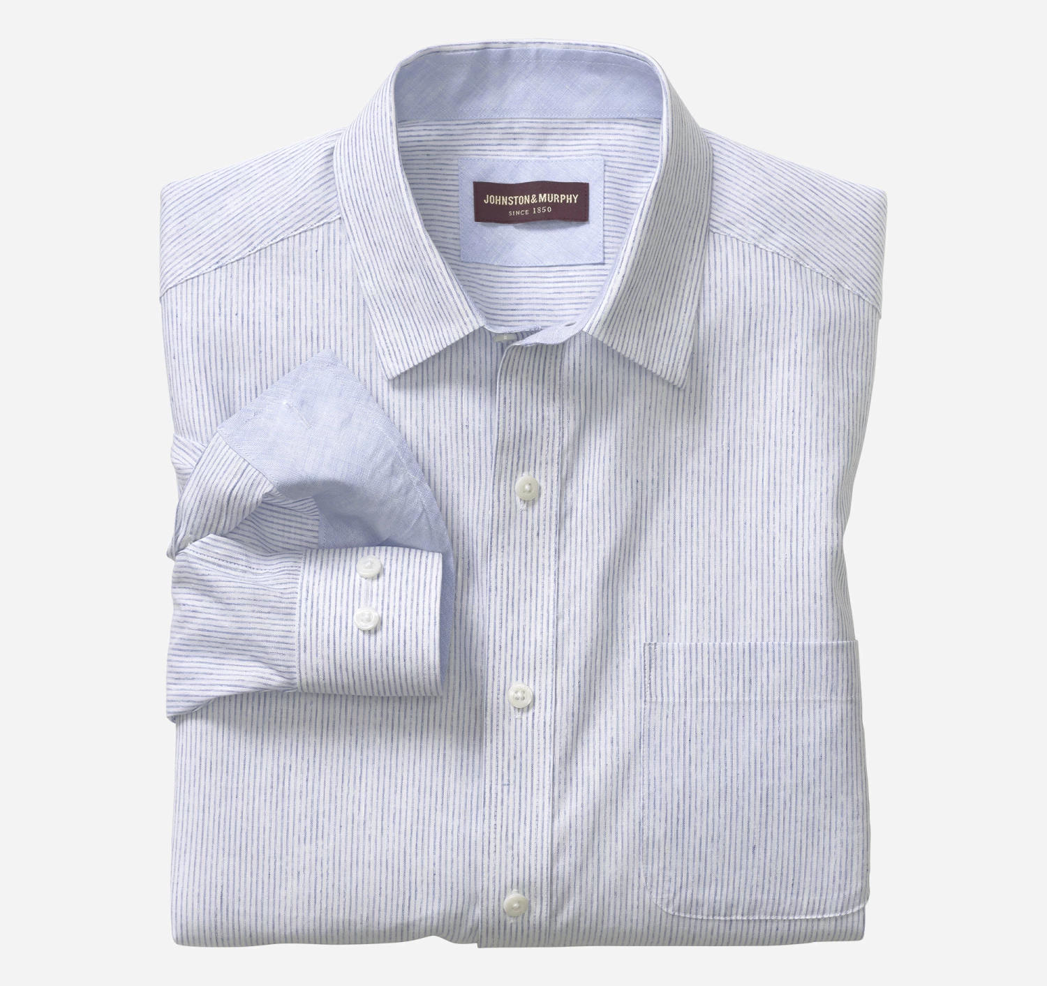 Washed Linen-Blend Shirt - 07409315-XXL 1 Washed Linen-Blend Shirt - 07409315-XXL