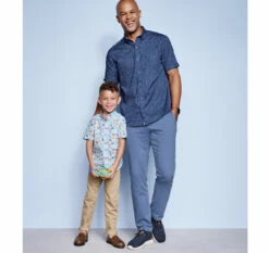 Textured Cotton Short-Sleeve Shirt - 07409381-L-R -JOHNSTON MURPHY Shop 749381 master 4