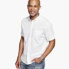 Textured Cotton Short-Sleeve Shirt - 07409382-L-R
