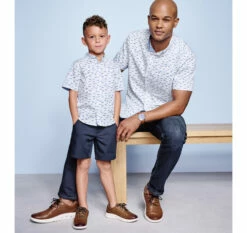 Printed Cotton Short-Sleeve Shirt - 07409383-XXL -JOHNSTON MURPHY Shop 749383 master 4