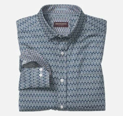 Printed Cotton Shirt - 07409388-XXL